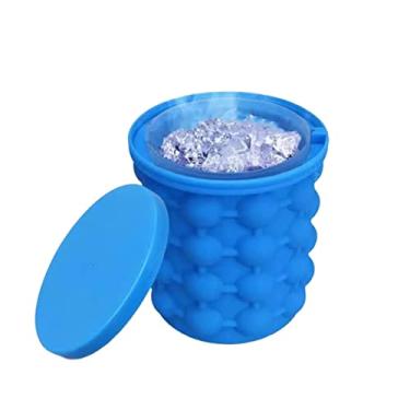 Imagem de Balde de gelo de silicone para gelo, balde de gelo, gênio de gelo, máquina de gelo portátil de silicone