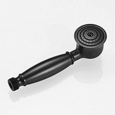 Imagem de Chuveiro de mão de banho de latão cromado ouro preto Chuveiro de mão de bronze antigo Chuveiro de cobre para economia de água Pulverizador portátil, bronze polido a óleo
