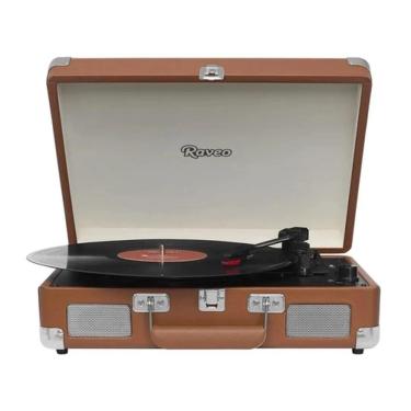 Imagem de Vitrola Retrô Sonetto Chrome Marrom - Raveo