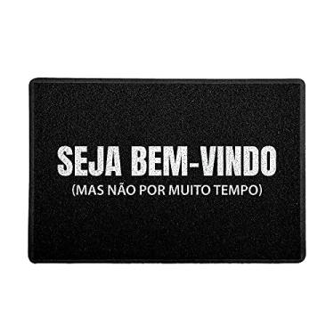 Imagem de Capacho/Tapete, tamanho 60x40cm, modelo NÃO POR MUITO TEMPO