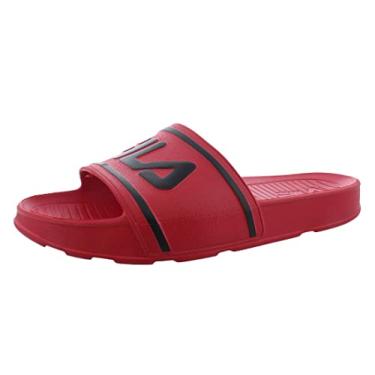 Imagem de Fila Sapato masculino elegante Slide St, Vermelho/preto/preto, 12