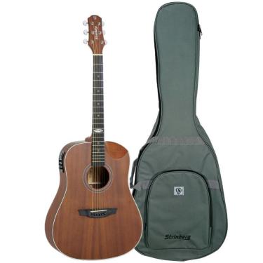 Imagem de Violão Strinberg Sd201 Hc mahogany Folk Half Cutaway bag