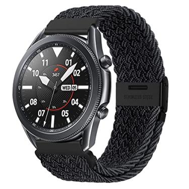 Imagem de XMUXI 22mm Pulseiras compatíveis com Galaxy Watch 3 45mm/Relógio 46mm,Gear S3 Frontier/Clássico, Huawei Watch GT 3 46mm, Amazfit GTR Braided Sport Braided Watch Band (sem relógio) (#9)