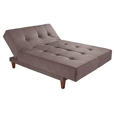 Imagem de Sofá Cama Jade 3 Lugares Retrátil Reclinável Marrom