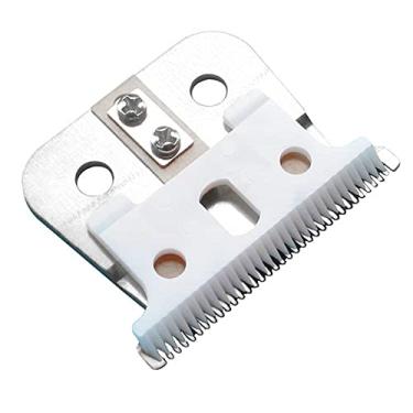 Imagem de Domary Conjunto de lâminas de aço e cerâmica de substituição T-lâmina de substituição para aparador de detalhes ANDIS GTX para aparador de cabelo elétrico