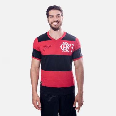 Imagem de Camiseta Flamengo Libertadores 81 Zico - Braziline