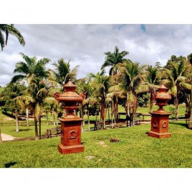 Imagem de Ânfora Vaso Floreira árabe Jardim C/ Base Romano Decorar