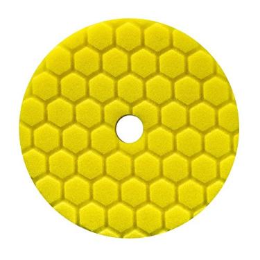 Imagem de Chemical Guys BUFX111HEX5 Hex-Logic Quantum bloco de corte pesado, amarelo (14 cm serve para placa de suporte de 12 cm)