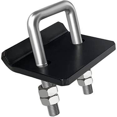 Imagem de Adamoss Aperto de engate resistente para reboque de reboque de 3,15 cm e 2" engate preto antichocalho sem batidas