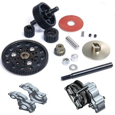 Imagem de Conjunto de engrenagens de transmissão de aço Harry Benedict para Honcho/Dingo/Jeep 1/10 RC Crawler