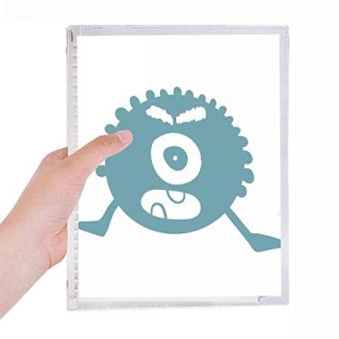 Imagem de Caderno Alien Monster Creature Cyclops de folhas soltas diário recarregável de papelaria