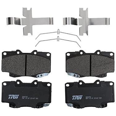Imagem de TRW Pro TRM0799 Conjunto de pastilhas de freio a disco para Toyota Tacoma 2000-2002, dianteiro