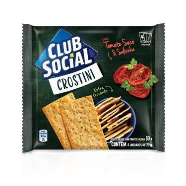 Imagem de Pack Biscoito Crostini Tomate Seco & Salsinha Club Social Pacote 80G 4
