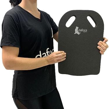 Imagem de Prancha Para Treino Aula Natação Piscina 41x28x3cm DF1088-P Preto Dafoca Sports