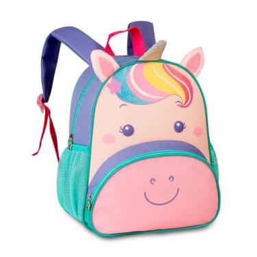 Imagem de Mochila Costas Clio Pets Unicórnio Roxa 13'' - Clio Style