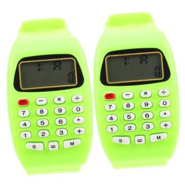 Imagem de Homoyoyo 2 Unidades relógio infantil multifuncional calculadora de exibição de tela lcd para crianças relógios para homens relógio de fitness crianças assistem relógio de cálculo Assistir