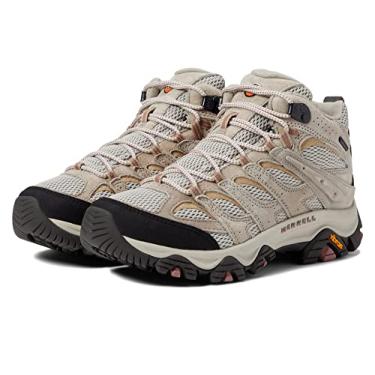 Imagem de Merrell Bota feminina Moab 3 Mid impermeável para caminhada, Alumínio., 6