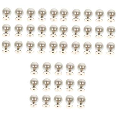 Imagem de NUOBESTY 300 Peças Botões De Pérola Decoração Botões De Cintura Para Jeans Transferidores Para Vestido De Matemática Botão Para Baixo Para Camisas Femininas Camisas De Chiffon