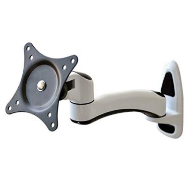 Imagem de Liga de alumínio 15"-27" LCD LED suporte giratório giratório para TV suporte de parede suporte para monitor de rack de montagem máxima de 8 kg