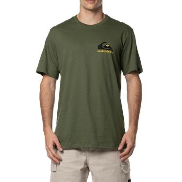 Imagem de Camiseta Quiksilver Omni Logo WT24 Masculina Verde Militar