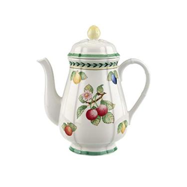 Imagem de Villeroy & Boch Cafeteira French Garden Fleurence, 1200 ml, porcelana premium, branca/multicolorida