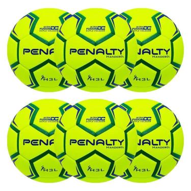 Imagem de Kit 6 Bolas Handebol Penalty H3L Ultra Fusion X-Unissex