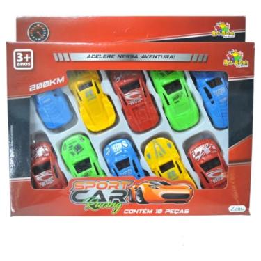 Imagem de Kit 50 Carrinho Roda Livre Plástico Infantil Prenda Colorido ART BRINK