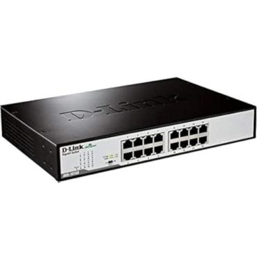 Imagem de D-Link DGS-1016D 16 portas 10/100/1000Base-T Rackmountable Switch Gigabit não gerenciável