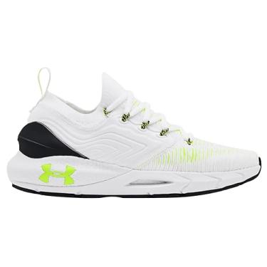 Imagem de Under Armour UA HOVR Phantom 2 INKNT Tênis de corrida masculino (branco/preto/limão, sistema de tamanho de calçados dos EUA, adulto, masculino, numérico, médio, 38), Branco/preto/limão, 39