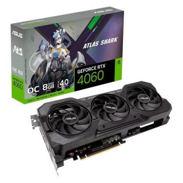 Imagem de Placa de Vídeo RTX 4060 8G V2 Gaming ATS OC ASUS NVIDIA GeForce, 8GB G