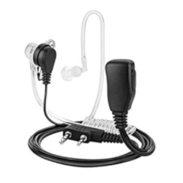 Imagem de Fone com Ptt de lapela para radio ht Gp 78 Elite Baofeng Uv5r Kemwood 