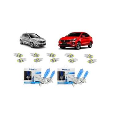 Imagem de Kit Lampadas Super Branca + Led Fiat Argo Cronos - Blue Lion, 12 v, Br