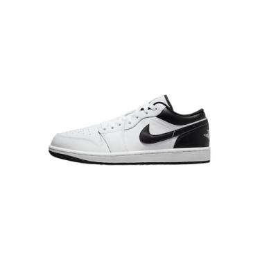 Imagem de NIKE Tênis masculino Air Jordan 1 Low 553558-093 adulto, Branco, 44