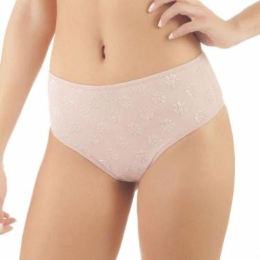 Imagem de Calcinha Clássica Duloren 129771 Estampa Flores, Castanha, G