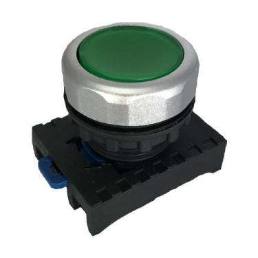 Imagem de Botão de Acionamento  Cabeçote + Base  NP8-BND/3  Chint, Verde
