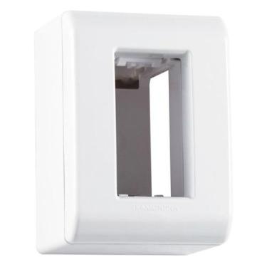 Imagem de Caixa De Sobrepor Para 1 Módulo Lizflex Tramontina, Branco