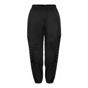 Imagem de Calça Para Goleiro Infantil Juvenil Trb Acolchoada Reforçada, Preto, 8