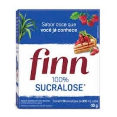 Imagem de Adoçante Finn Pó Sucralose Com 50 Envelopes