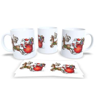 Imagem de Canecas de Porcelana Personalizadas Natal 3 - Estampa Sublimada, Mod.5