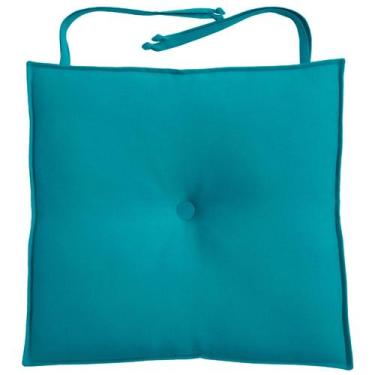 Imagem de Almofada Para Cadeira 40x40cm Moond - Turquesa - FASTLAR