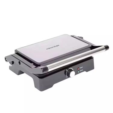 Imagem de Churrasqueira Sanduicheira Grill Smart em Aço Inox e Placas Antiaderentes 180º 127V Mimo Style