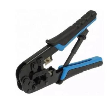 Imagem de Alicate De Crimpar Rj45 RJ11 Com Catraca Profissional Para Cabo De Red