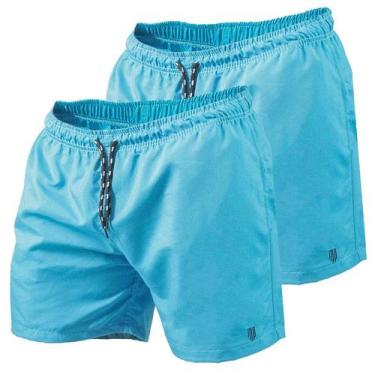 Imagem de Kit 2 Short Masculino Tactel Piscina Praia Bermuda de Academia Masculi