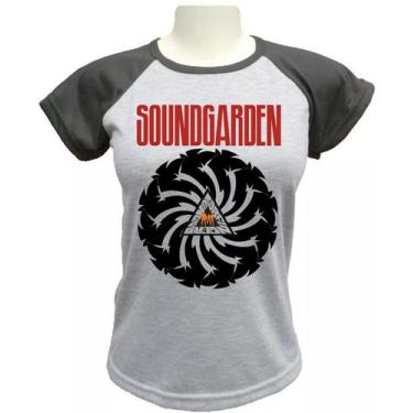 Imagem de Babylook Soundgarden - alternativo basico, Cinza, GG