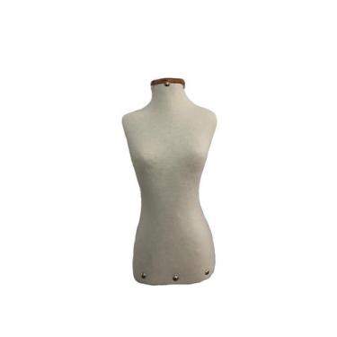 Imagem de Mini Manequim Expositor De Biju Vitrine Fashion Sem Pedestal Fibra Mal