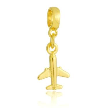 Imagem de Berloques Viagem Travel Brasil Banhado a Ouro 18k - WORK SEMIJOIAS, Av