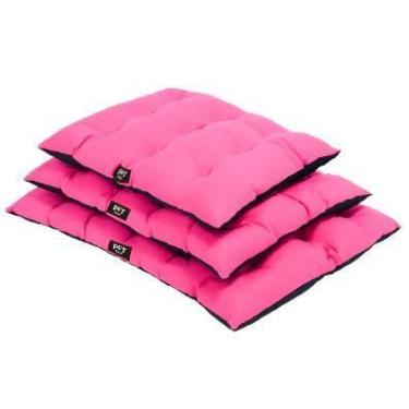 Imagem de Almofada Pet Malha Moletom Cores Contrastantes PETTALK - Pet Talk, M, 