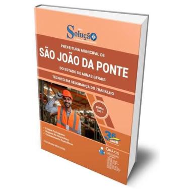Imagem de Apostila Prefeitura de São João da Ponte - MG - Técnico em Segurança d