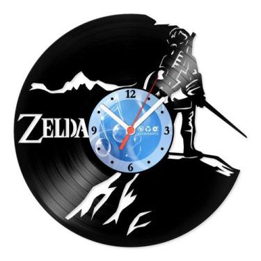 Imagem de Relógio De Parede Disco Vinil Jogos e Games - Legend Of Zelda 03 - VJG