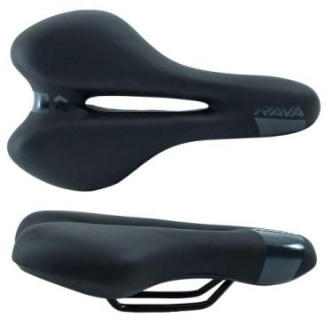 Imagem de Selim Vazado Rava Modelo 02 Preto